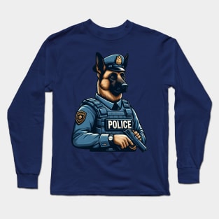 Belgian Malinois Police Long Sleeve T-Shirt
